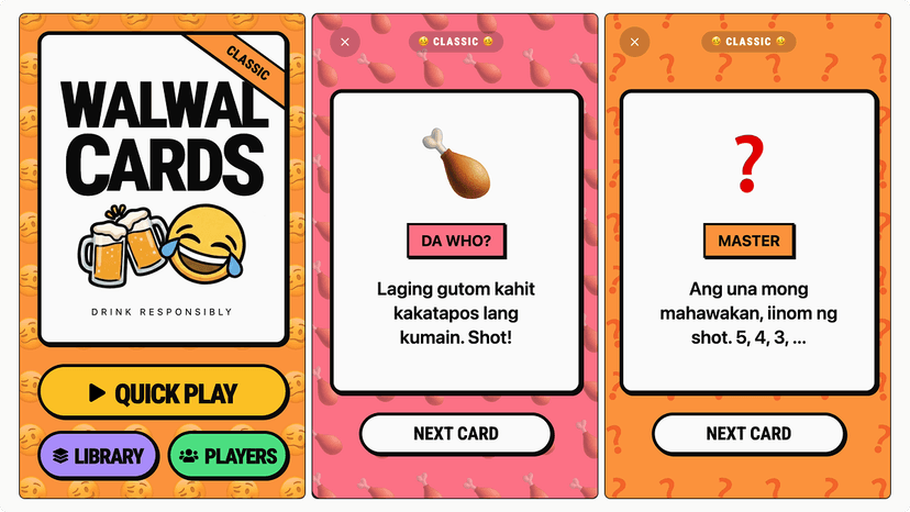 Walwal Cards